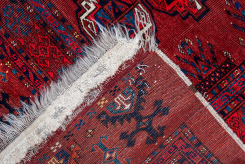 Antique Torkaman Area Rug (3' x 6')